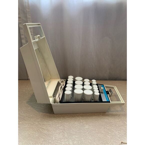 Lady Remington Heated Hair ROLLERS 1970s HC-1  Clips Curler TESTED Complete - Picture 7 of 9